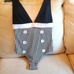 La Perla striped nautical bathing suit